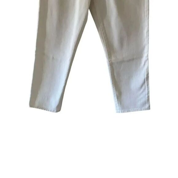 Ella Moss High Rise Slim Straight Ankle  Leg Pockets White Solid SZ 8/29 #1910 - Picture 2 of 14